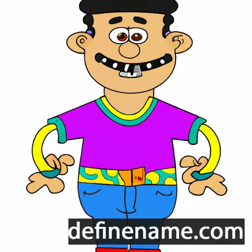 cartoon of the name Iliaz