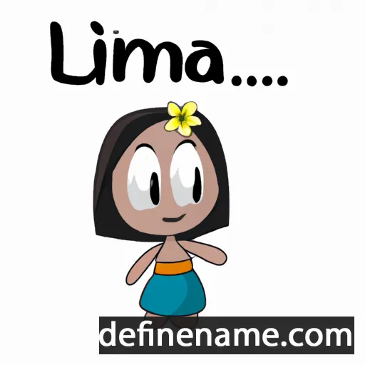 cartoon of the name Ilima