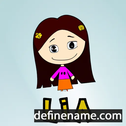 cartoon of the name Ilira