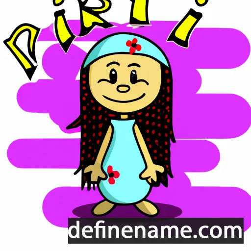 cartoon of the name Iliri