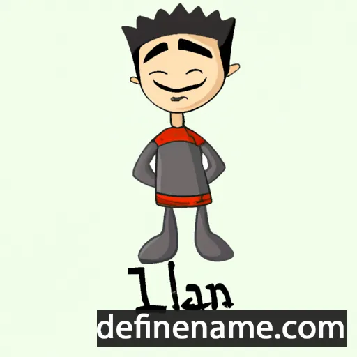 cartoon of the name Ilirian