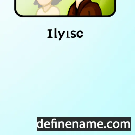 cartoon of the name Ilithyie