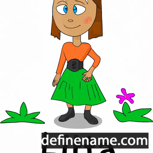 cartoon of the name Ilitia