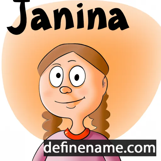 cartoon of the name Iljaana