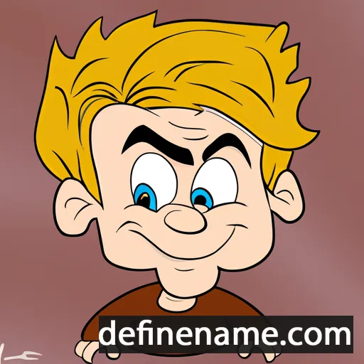 cartoon of the name Iljas