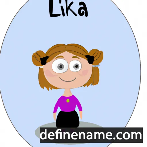 cartoon of the name Ilka