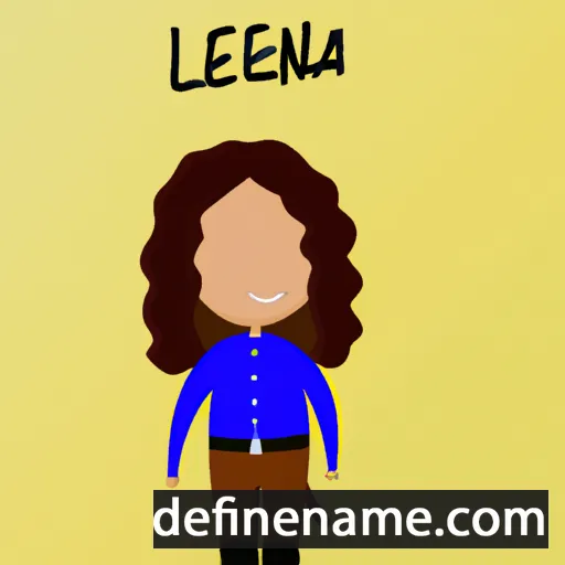 cartoon of the name Illeana