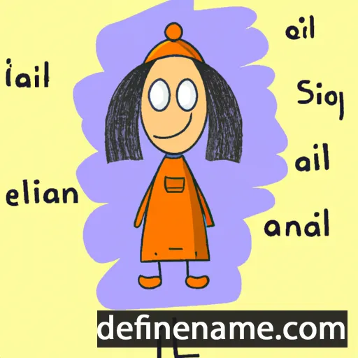 cartoon of the name Illi