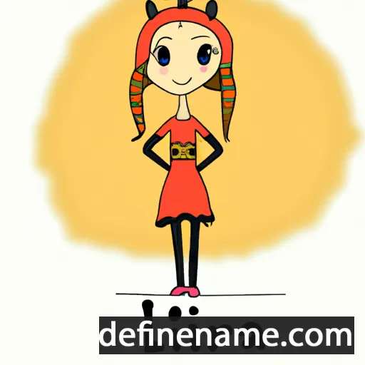 cartoon of the name Ilnara