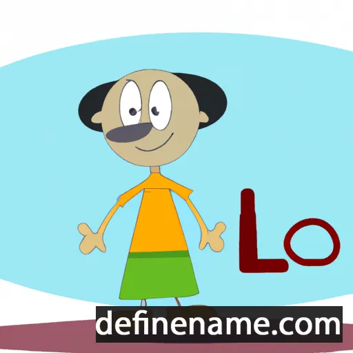 cartoon of the name Ilo