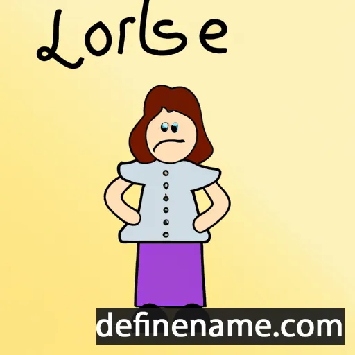 cartoon of the name Ilselore