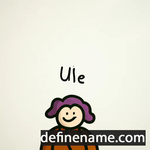 cartoon of the name Iltrude