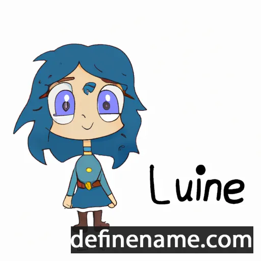 cartoon of the name Ilune