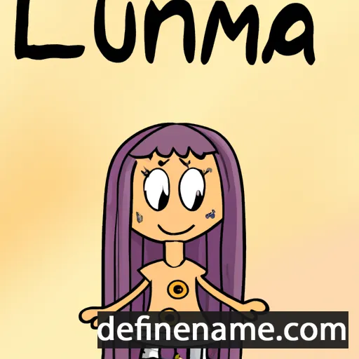 cartoon of the name Iluuna