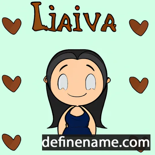 cartoon of the name Ilvana