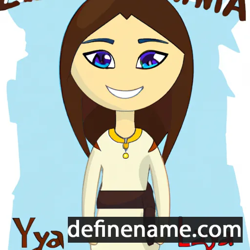 cartoon of the name Ilyana