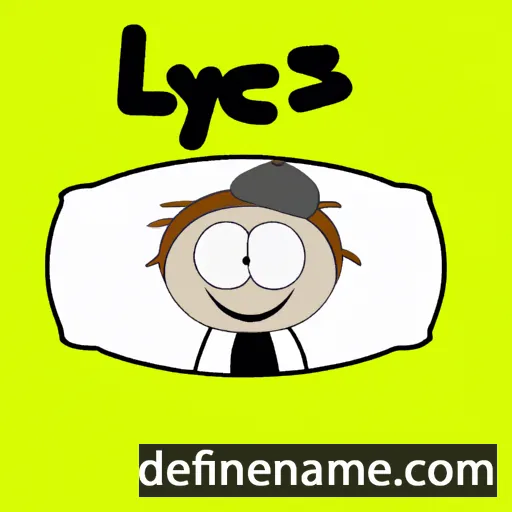 cartoon of the name Ilyès