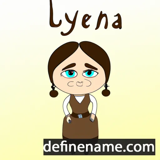 cartoon of the name Ilyena