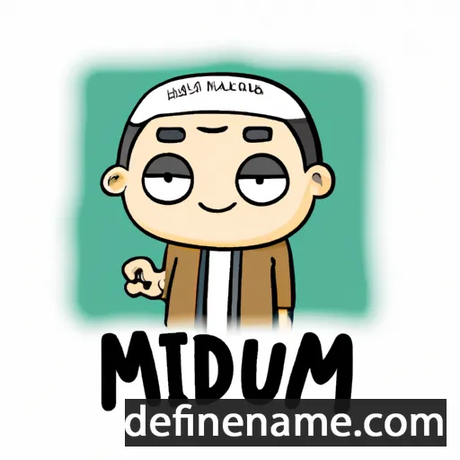 cartoon of the name Imaduddin