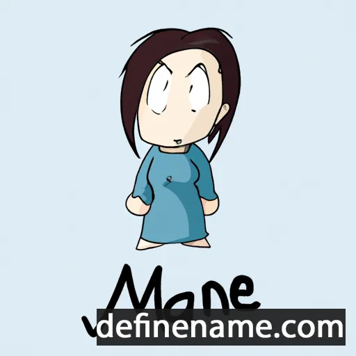 cartoon of the name Imaine