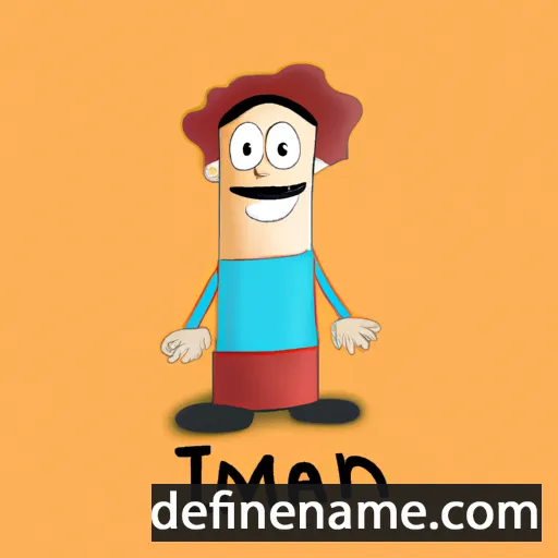 cartoon of the name Imand