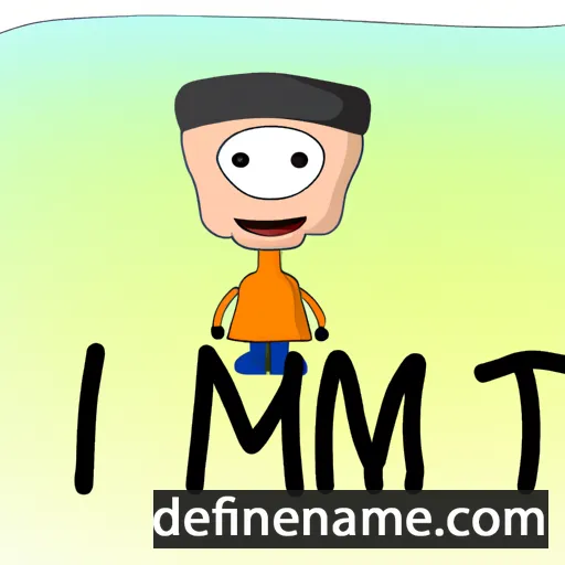 cartoon of the name Imant