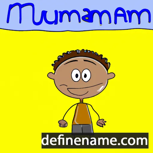 cartoon of the name Imanuel