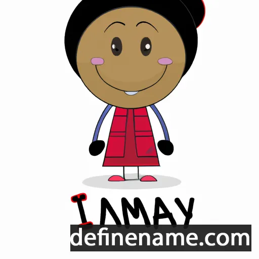 Imany cartoon