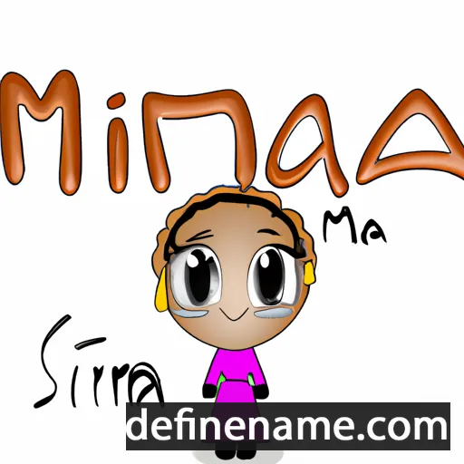 cartoon of the name Imara