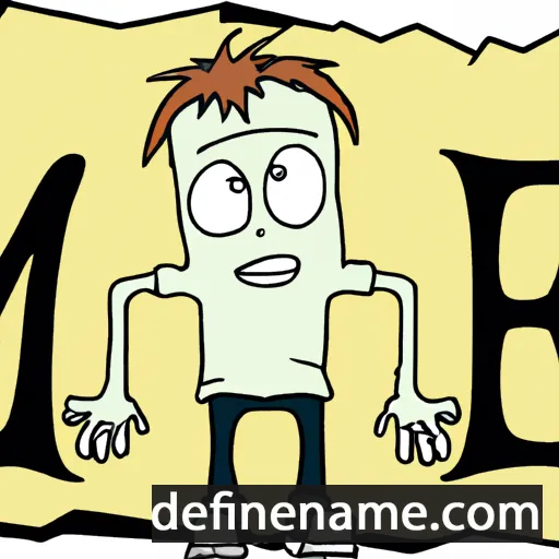 cartoon of the name Ime