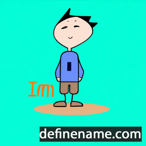 cartoon of the name Imi