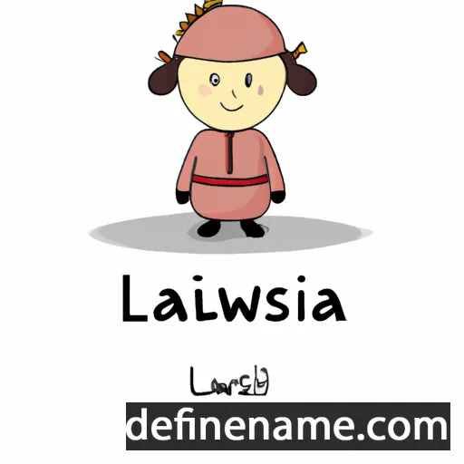 cartoon of the name Imisława