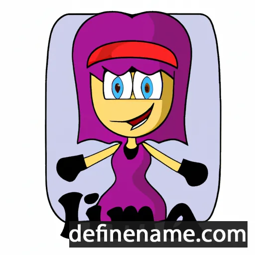 cartoon of the name Imma