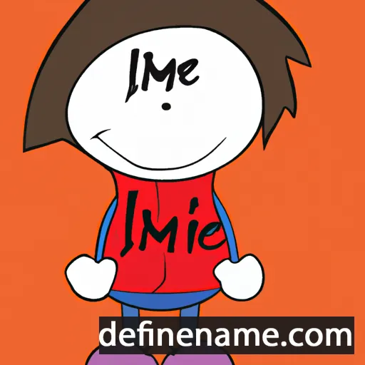 cartoon of the name Imme