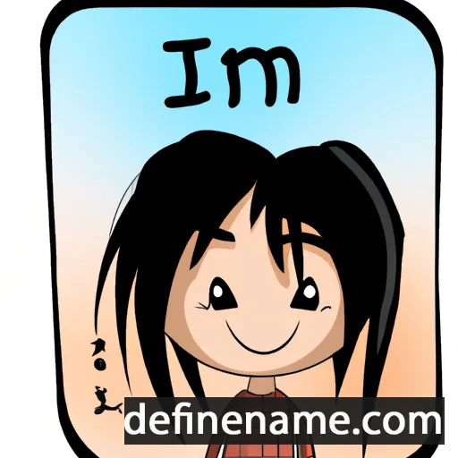 cartoon of the name Immi