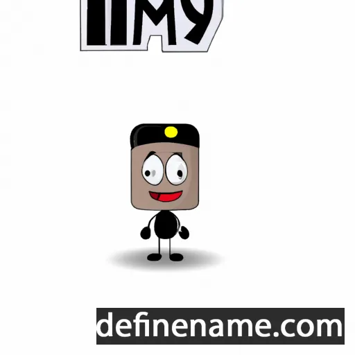 cartoon of the name Immý