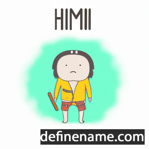 cartoon of the name Imohimi