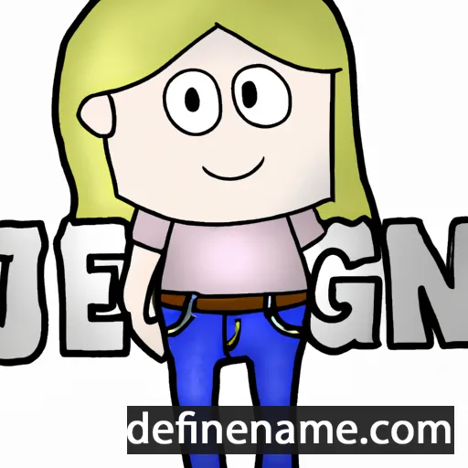 cartoon of the name Imojean