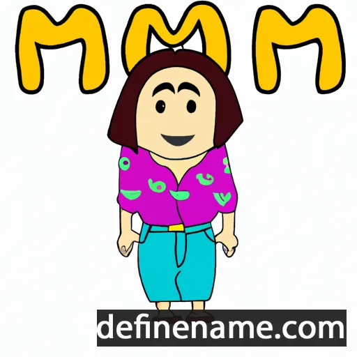 cartoon of the name Imom