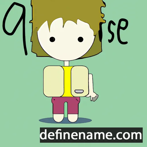 cartoon of the name Imose