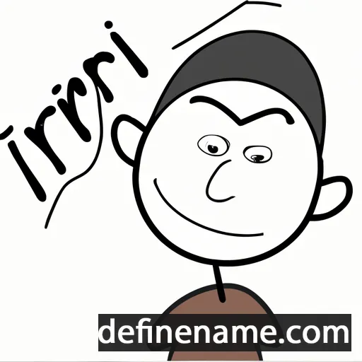 cartoon of the name Imri