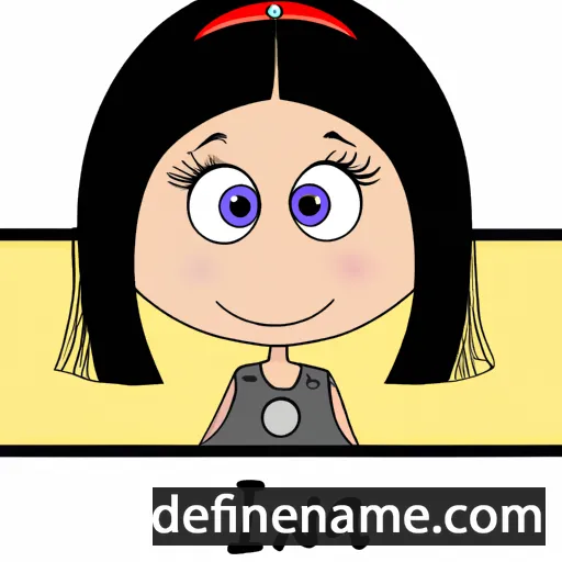 cartoon of the name Ina