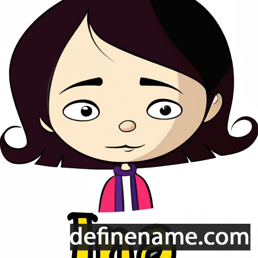 cartoon of the name Ina