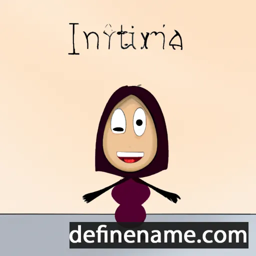 cartoon of the name Ínariáta