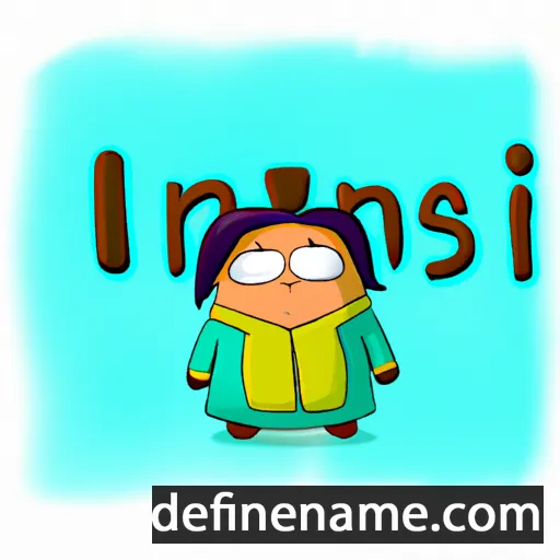 cartoon of the name Ínisaĸ