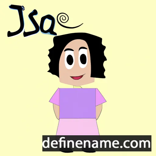 cartoon of the name Íosa