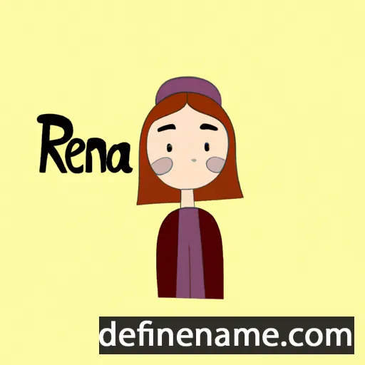 cartoon of the name Írena