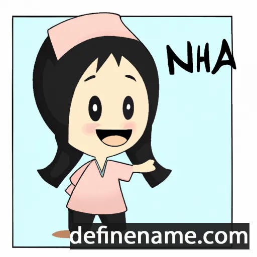 cartoon of the name In-ha