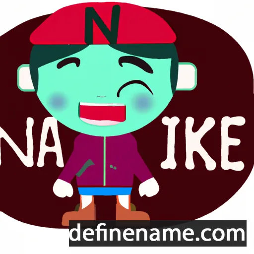 cartoon of the name Iñake