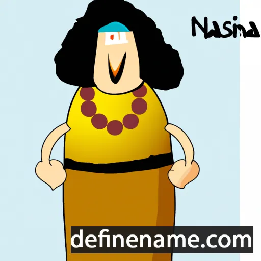 cartoon of the name Ina-egasil-ramat